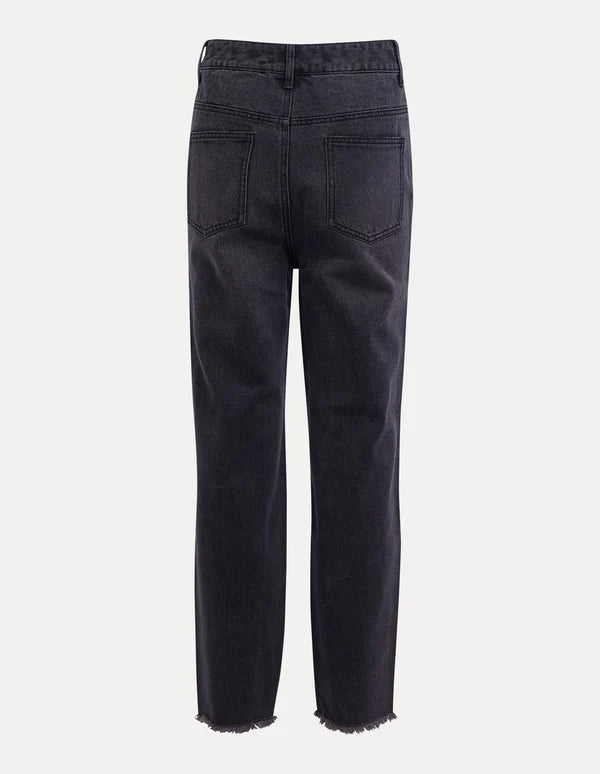 Eve Girl Ella Jean Black Denim 3-7