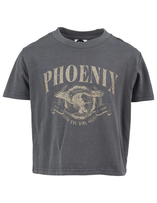 Eve Girl Phoenix S/S Tee Washed Black