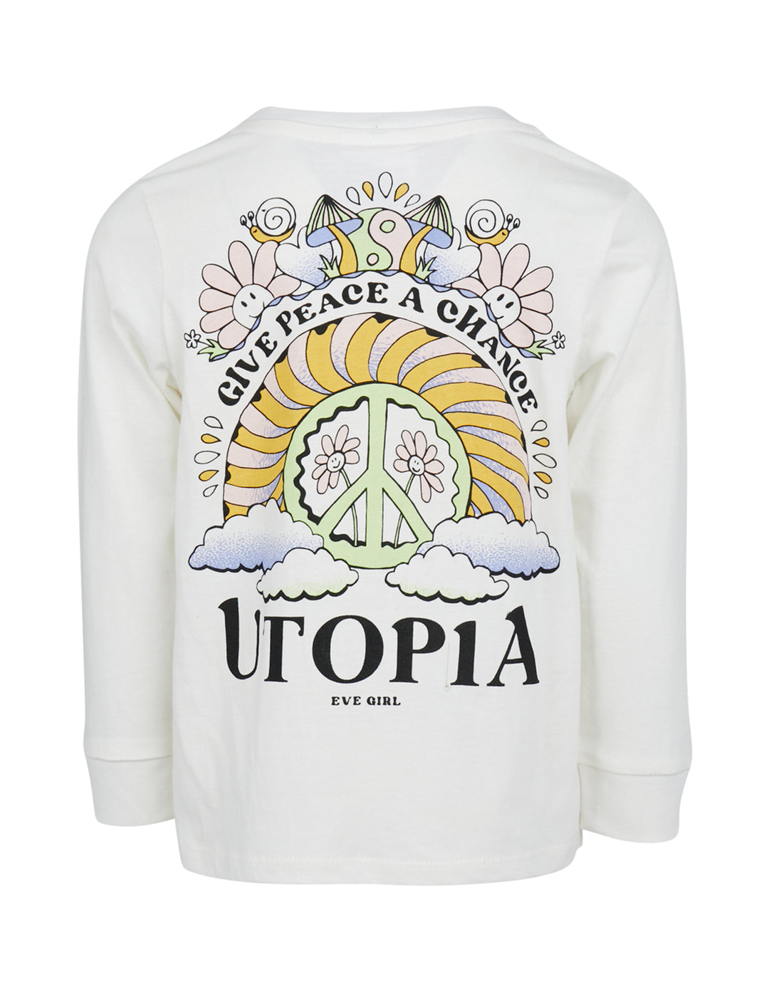 Eve Girl Utopia LS Tee Vintage White
