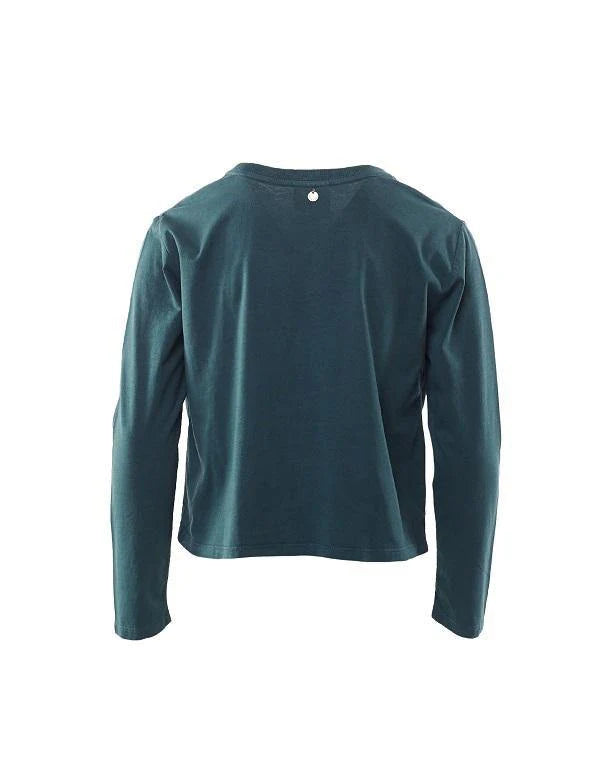 Eve Girl Le Fluer LS Tee Green