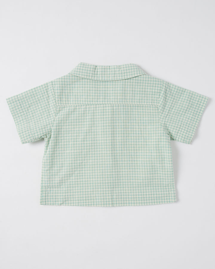 Eve Girl Sadie Check Shirt Green