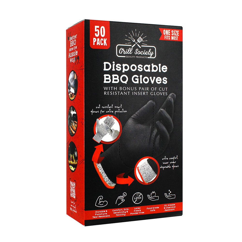 Grill Society BBQ Nitrile Gloves