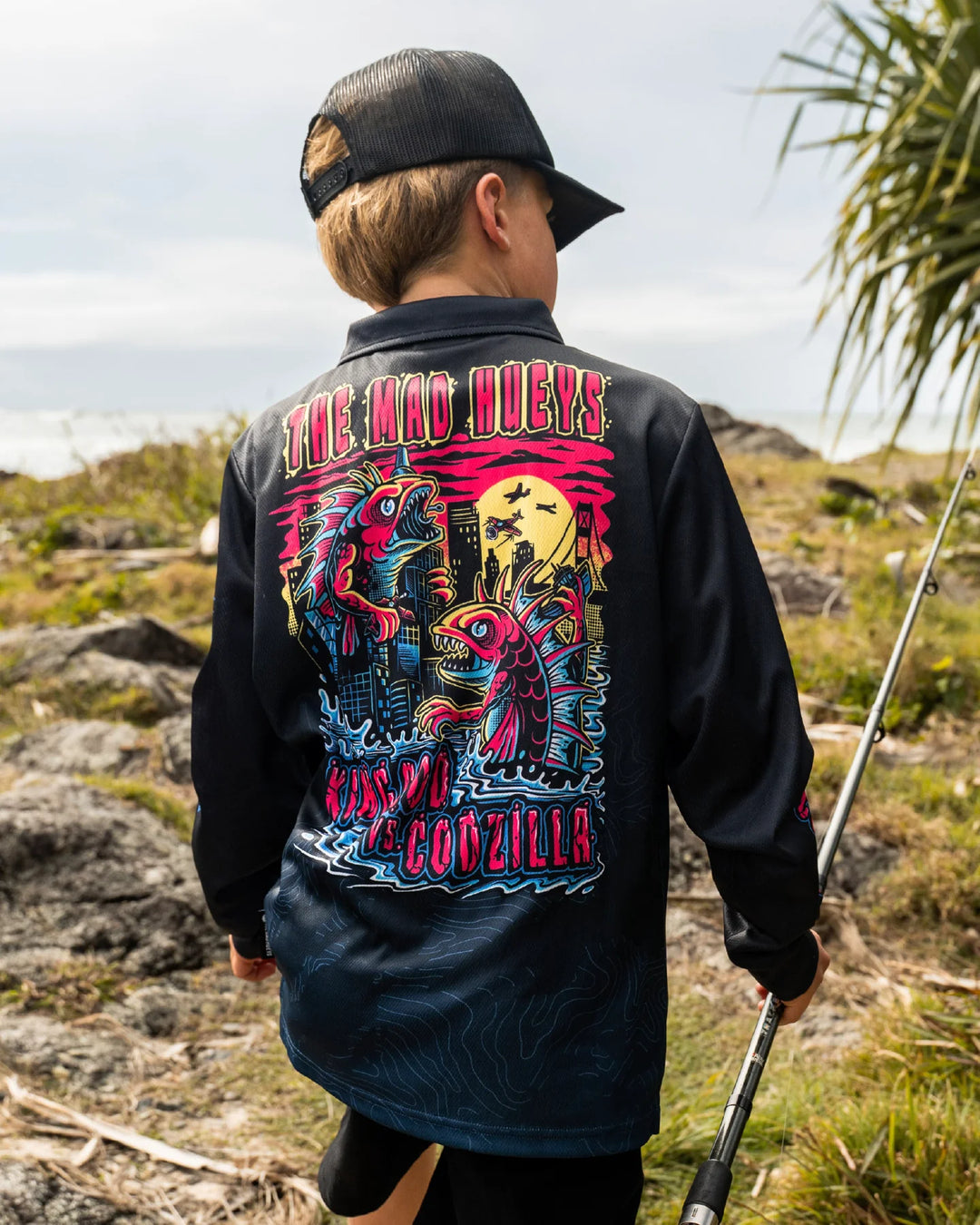 TMH KING COD CODZILLA | YOUTH UPF 50+ FISHING JERSEY