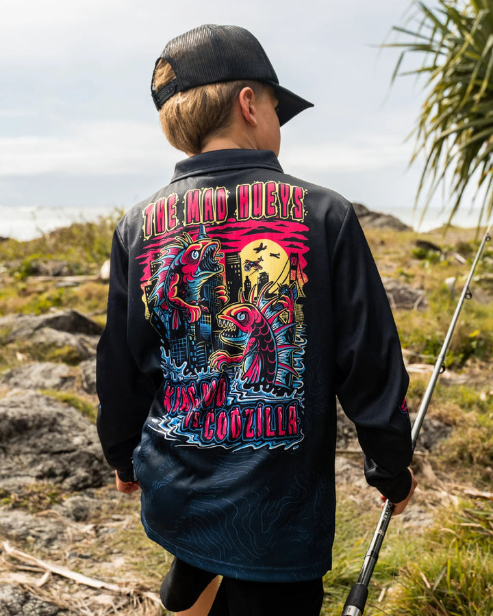 TMH KING COD CODZILLA | YOUTH UPF 50+ FISHING JERSEY