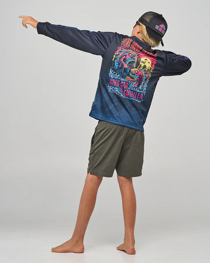 TMH KING COD CODZILLA | YOUTH UPF 50+ FISHING JERSEY