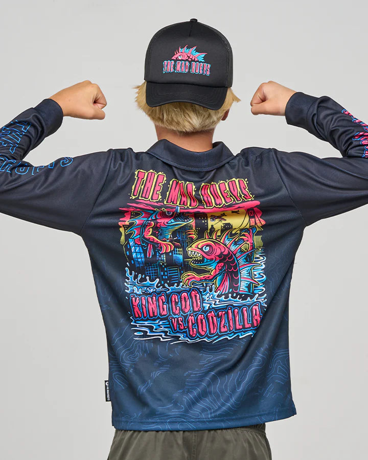 TMH KING COD CODZILLA | YOUTH UPF 50+ FISHING JERSEY
