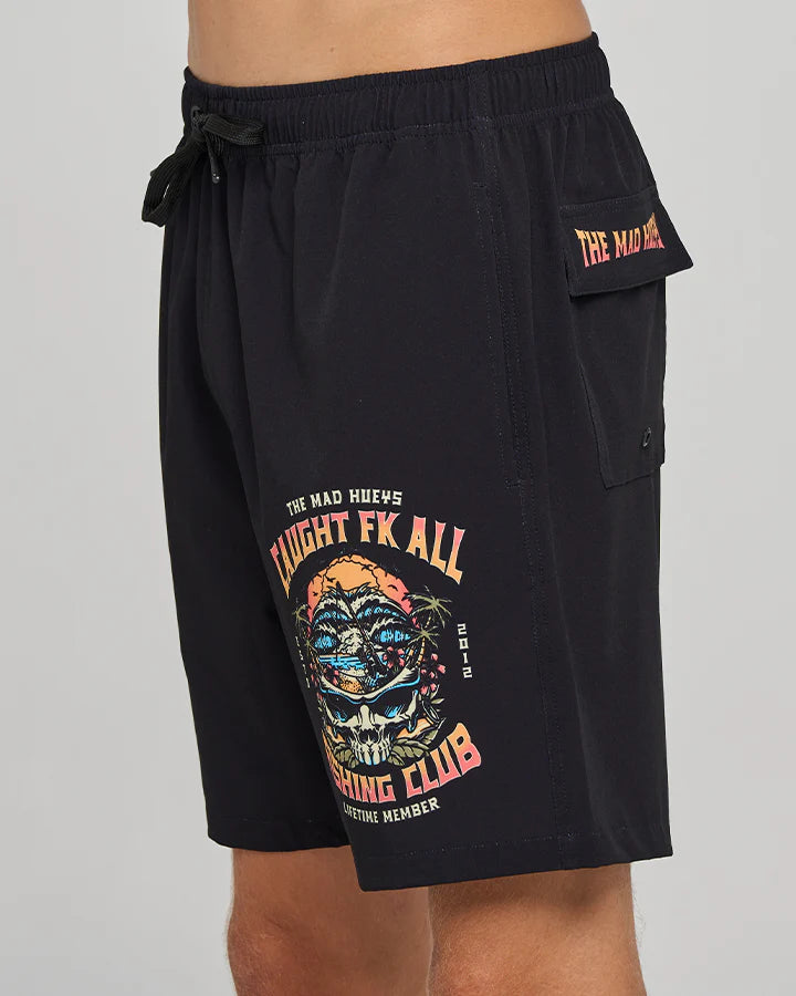 TMH CAUGHT FK ALL SKULL | 19" BOAT VOLLEY SHORT