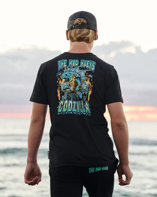 THE MAD HUEYS- GODZILLA SS TEE