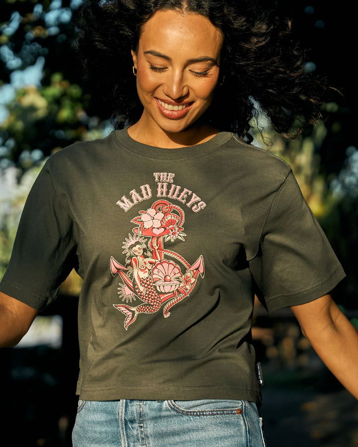 TMH MERMAID ANCHOR | WOMENS BOXY TEE