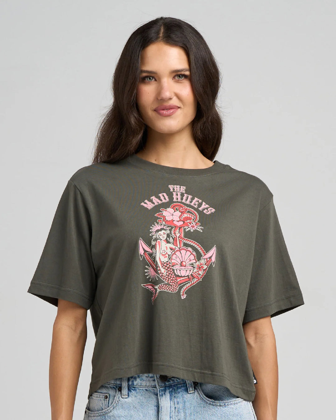 TMH MERMAID ANCHOR | WOMENS BOXY TEE