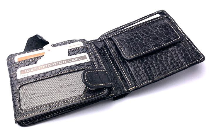 HAARLEM Mens KUZE 29400 Leather Wallet Black