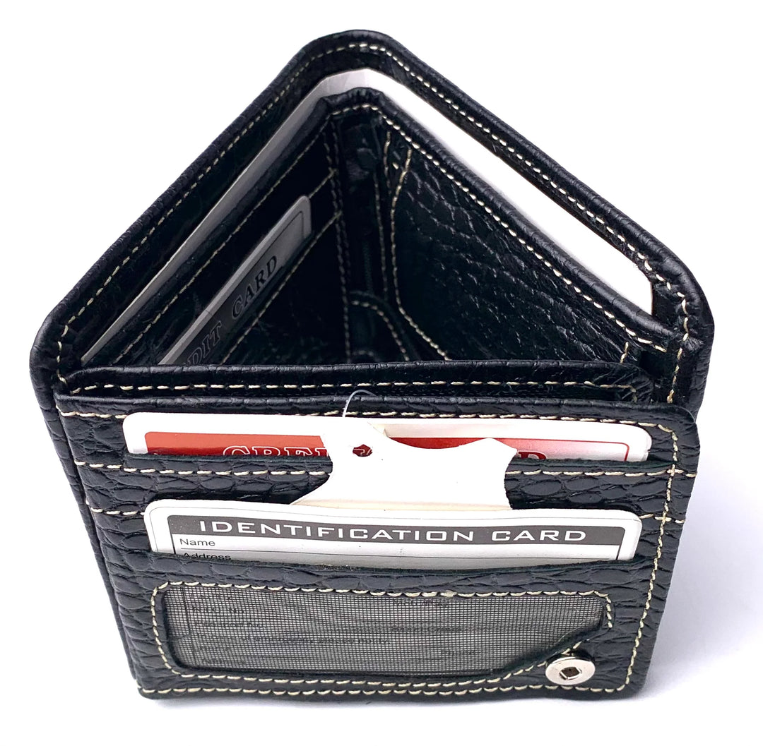 HAARLEM Mens KUZE 29400 Leather Wallet Black