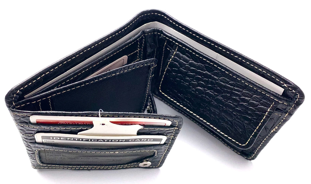 HAARLEM Mens KUZE 29400 Leather Wallet Black