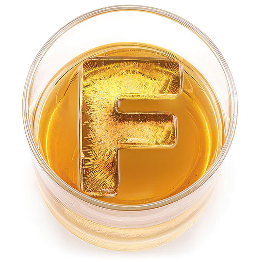 DrinkPlinks Silicone Tray - Letter F