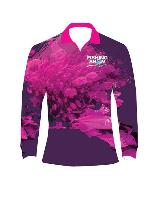 AFN Kids Solar Shirt SchoolFish Pink