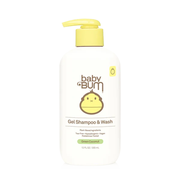 SunBum BABY BUM SHAMPOO WASH GEL - 355ML