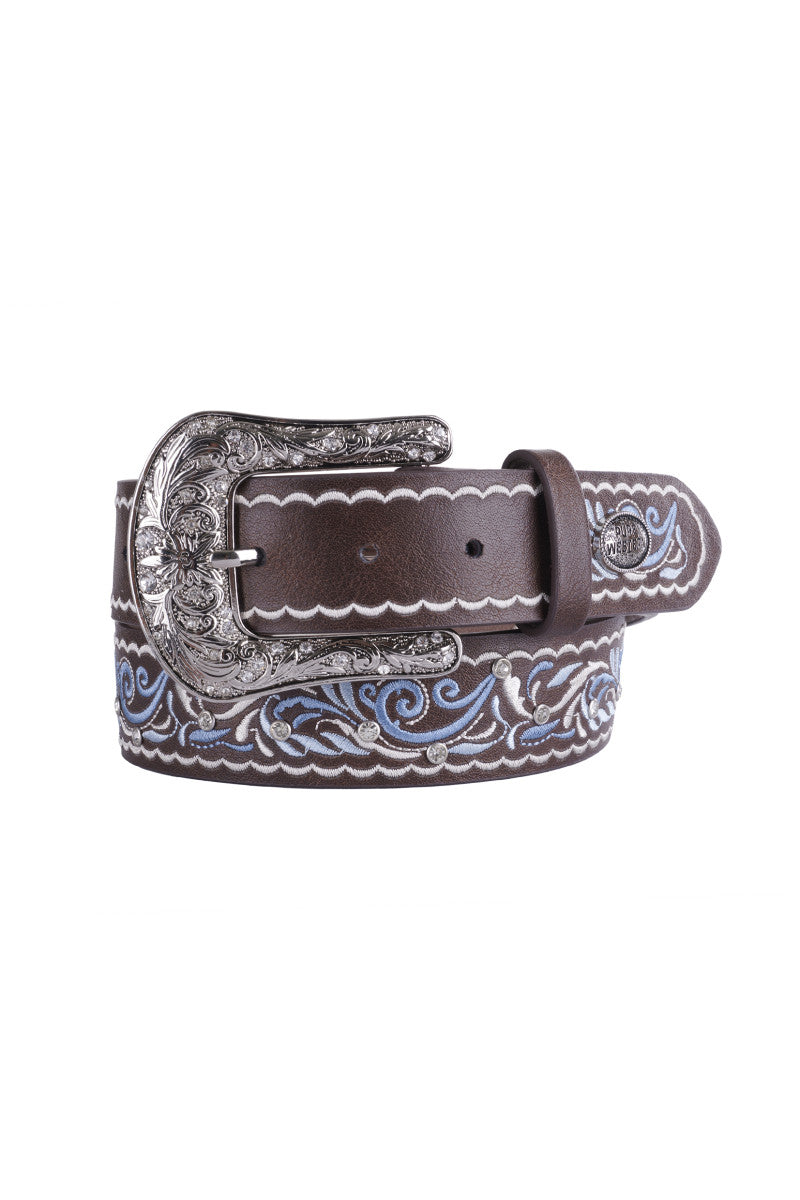 Pure Western Carrie Belt Chocolate