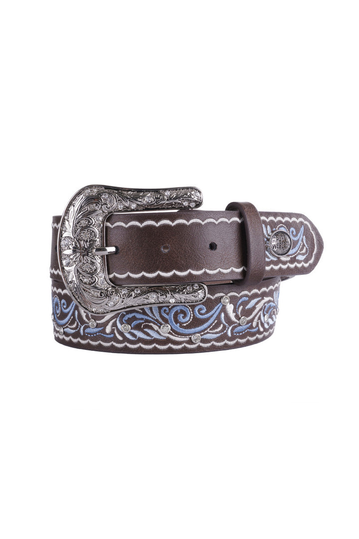 Pure Western Carrie Belt Chocolate