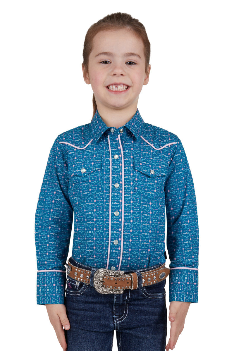 Pure Western Girls Tomeka LS Shirt