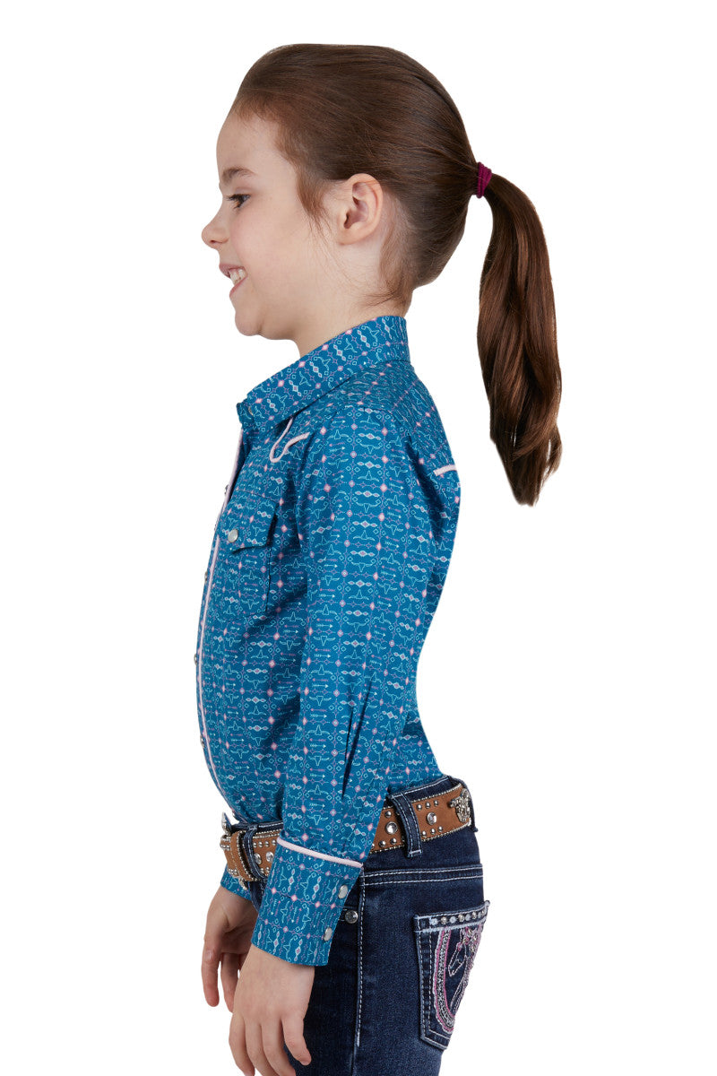 Pure Western Girls Tomeka LS Shirt