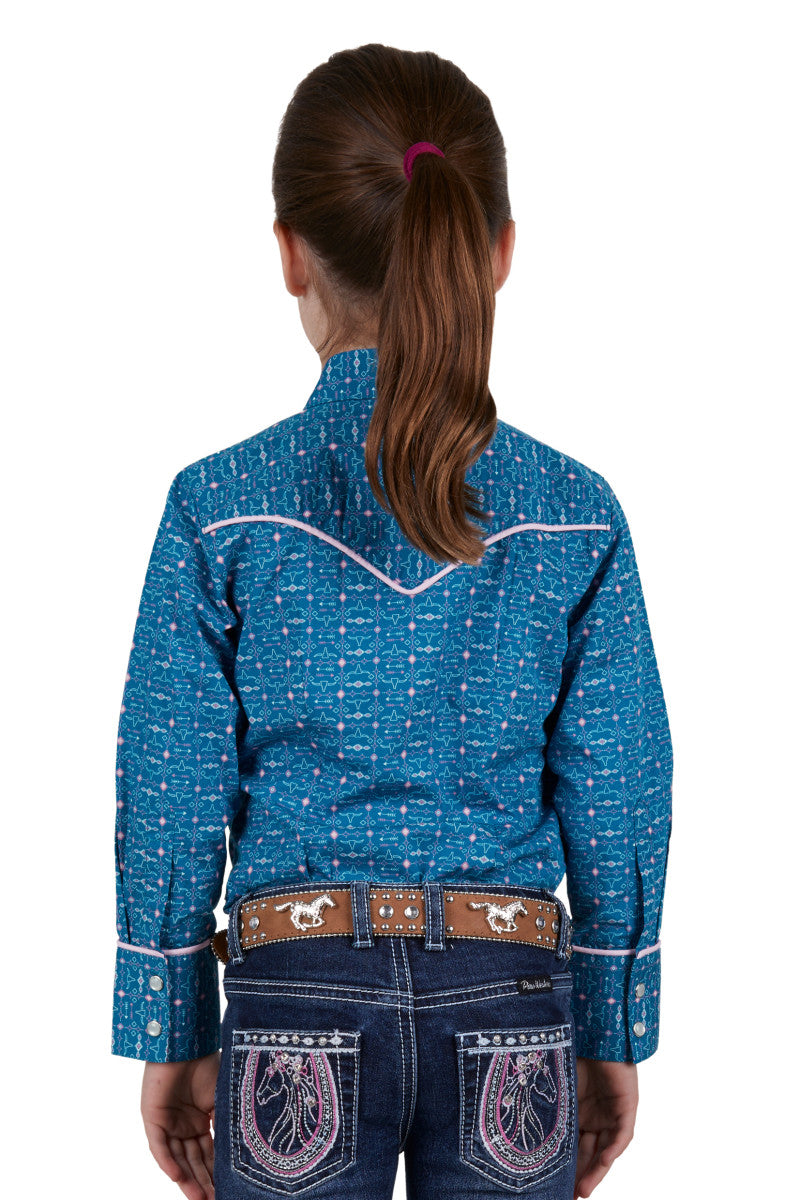 Pure Western Girls Tomeka LS Shirt
