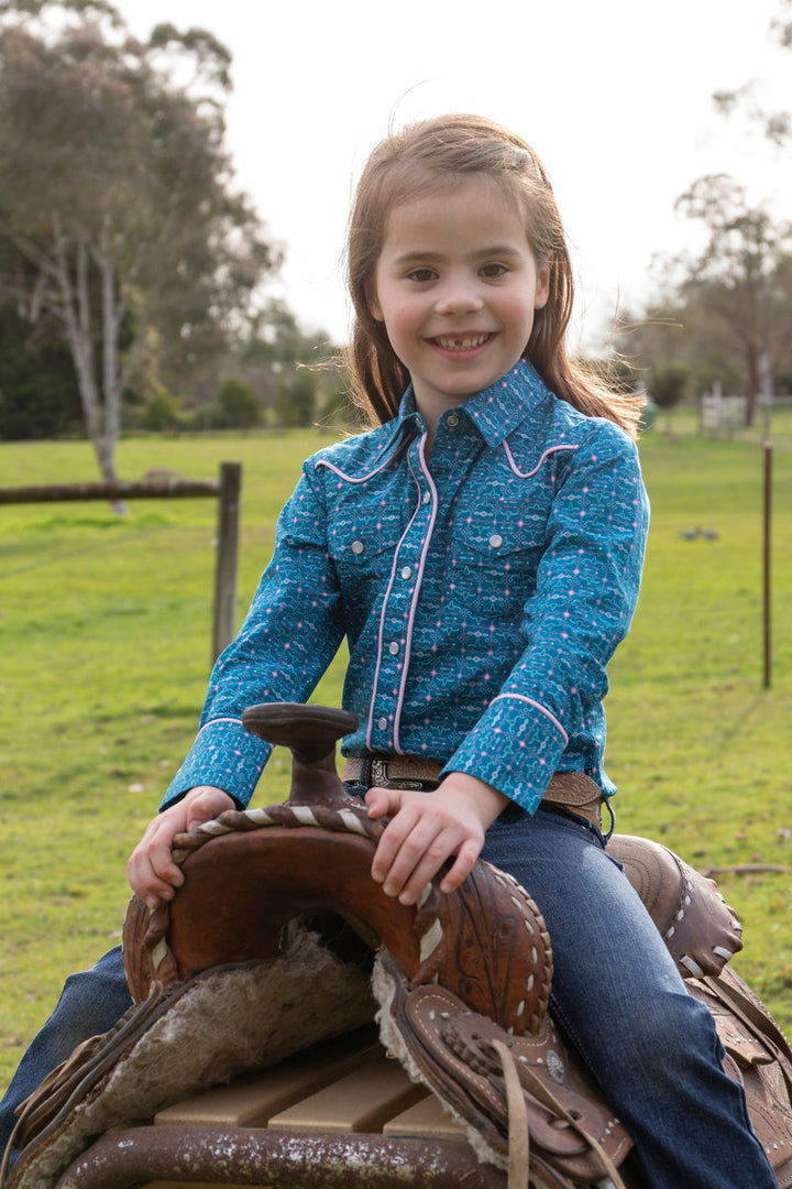Pure Western Girls Tomeka LS Shirt