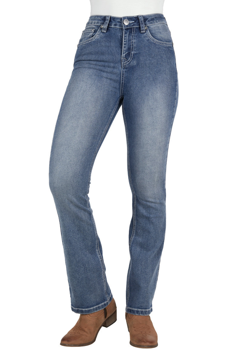 Pure Western Womens Amy Hi Rise Boot Cut Jean