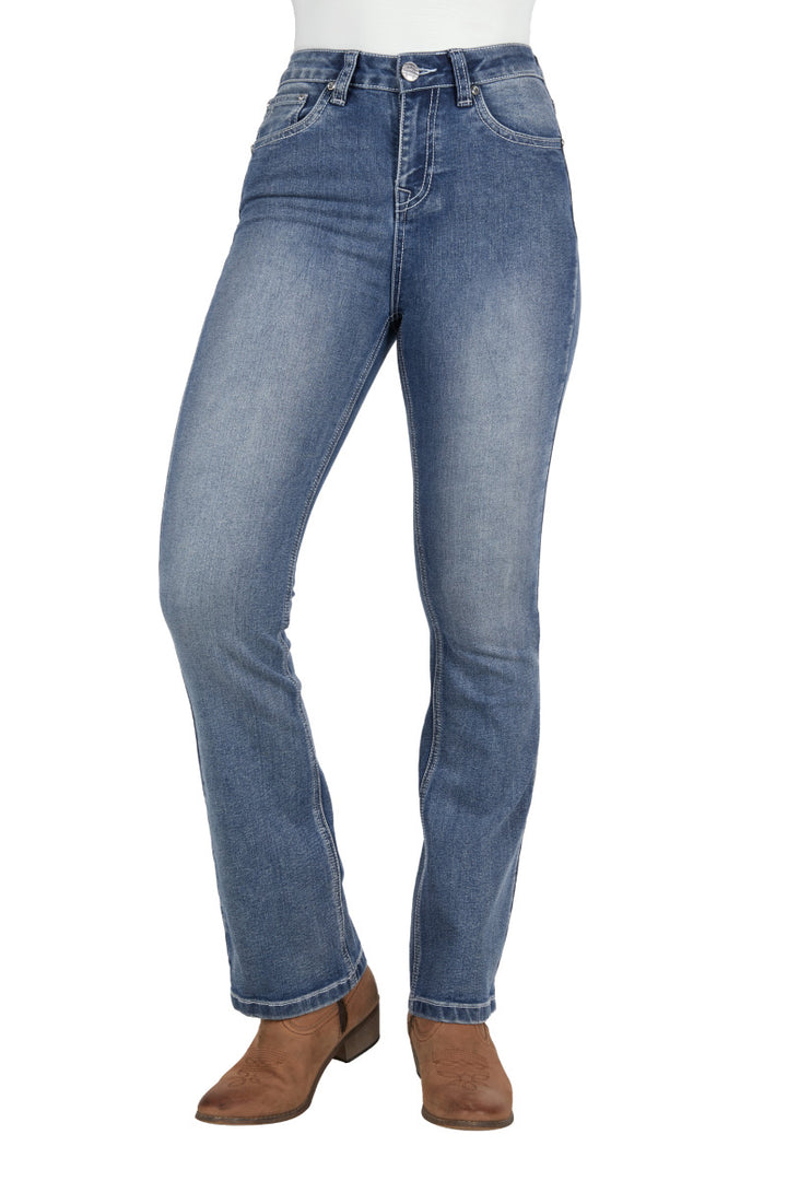 Pure Western Womens Amy Hi Rise Boot Cut Jean