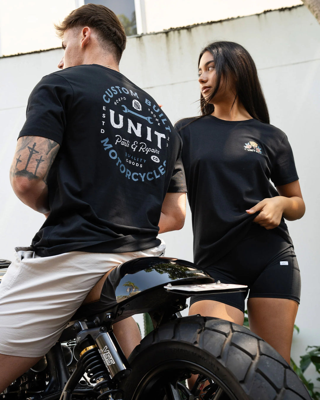 UNIT Mens Tees - Parts & Repairs Black