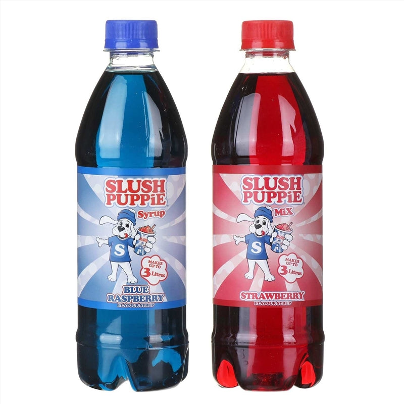 WV Slush Puppie – Twin Pack Syrups Blue Raspberry and Strawberry 500ml