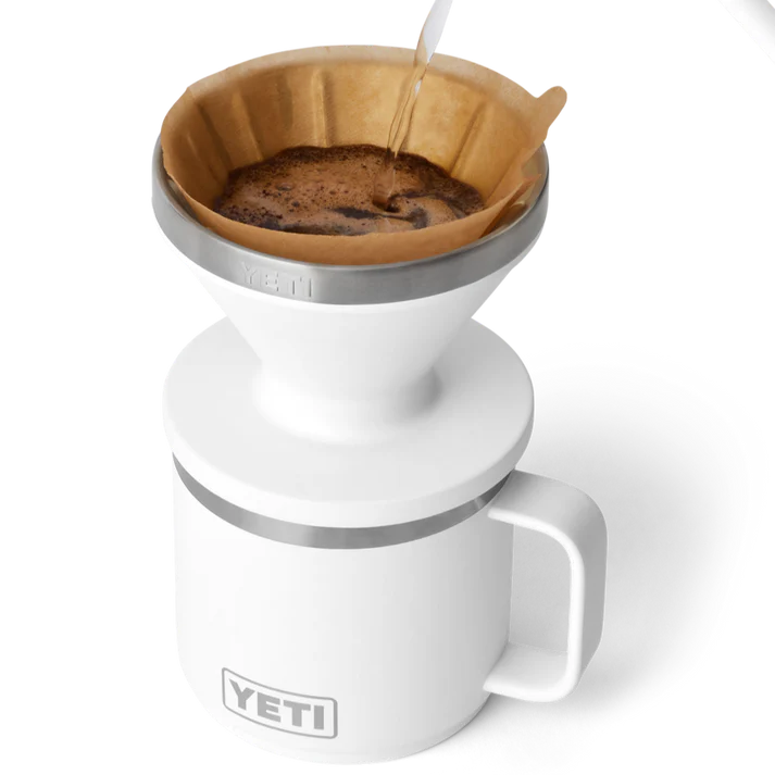 Yeti Rambler Pour Over White