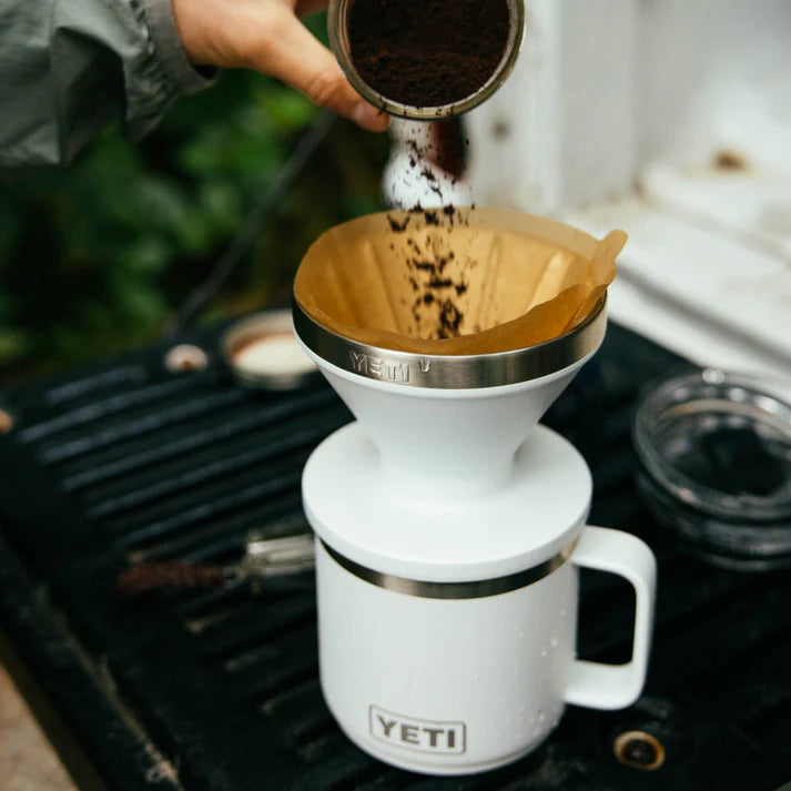 Yeti Rambler Pour Over White