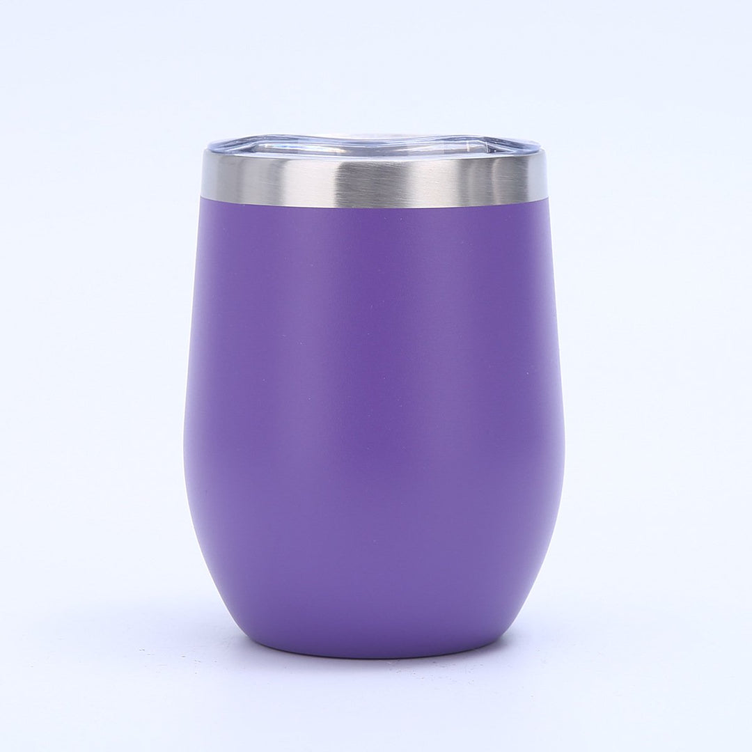 T4D Stemless Wine Tumbler SS Purple