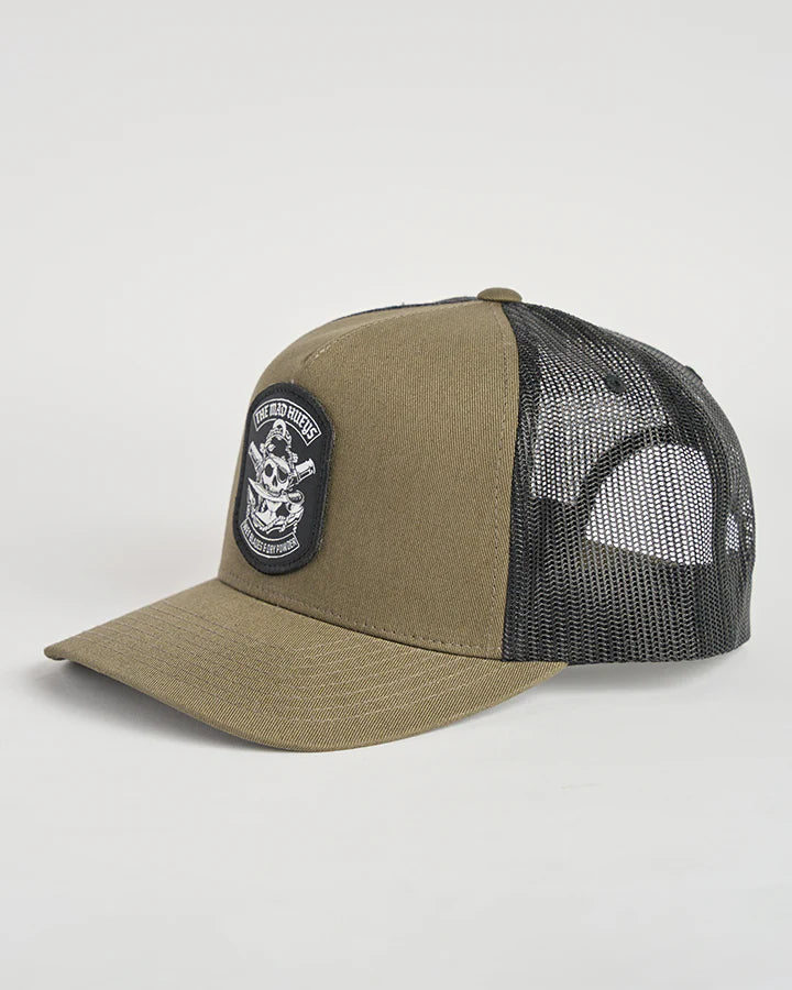 TMH HUEYS PIRATE | TWILL TRUCKER - OLIVE