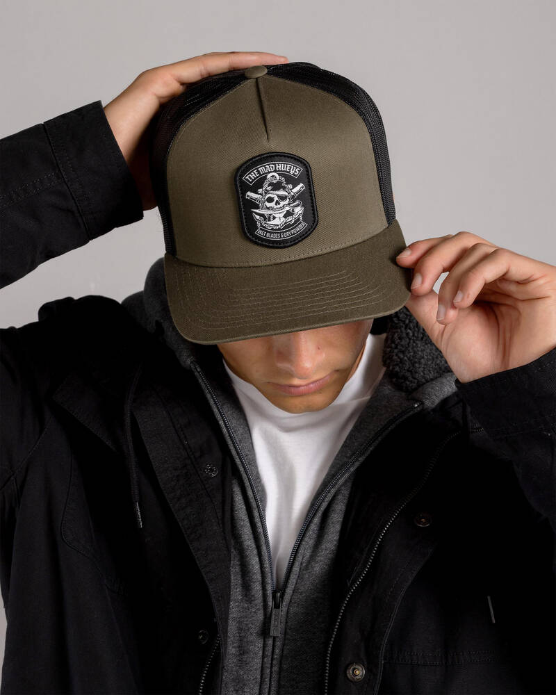 TMH HUEYS PIRATE | TWILL TRUCKER - OLIVE