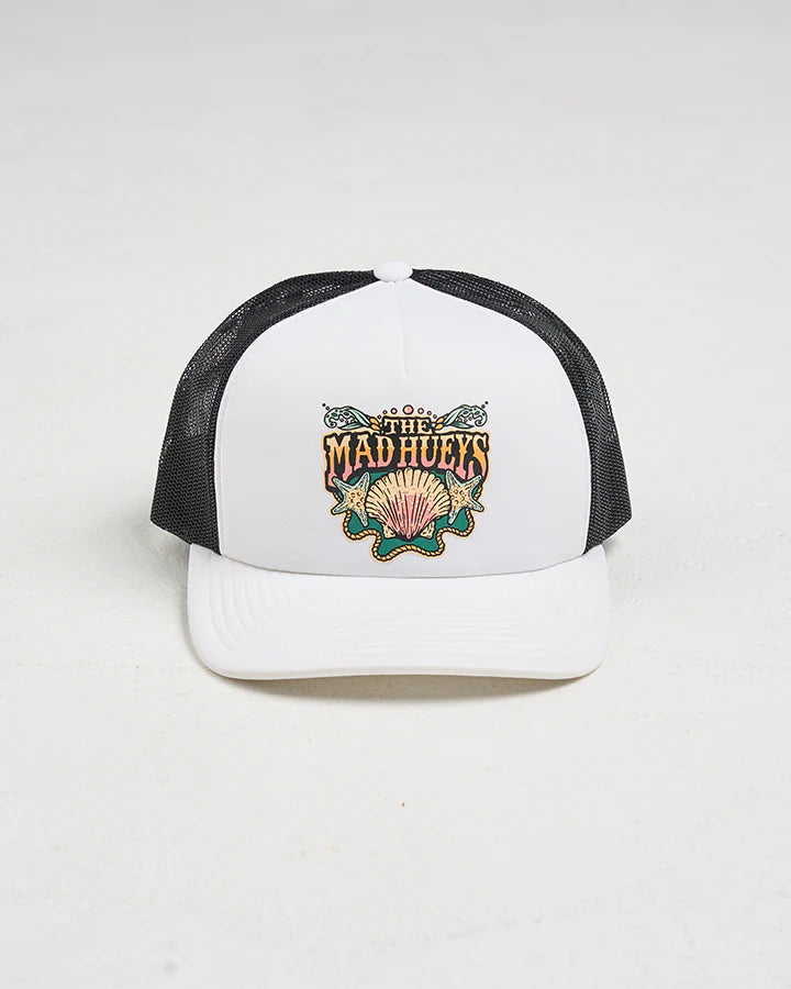 TMH SIDE SADDLE | WOMENS FOAM TRUCKER - WHITE