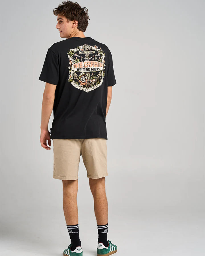 TMH THE TIKI CAPTAIN | SS TEE - BLACK