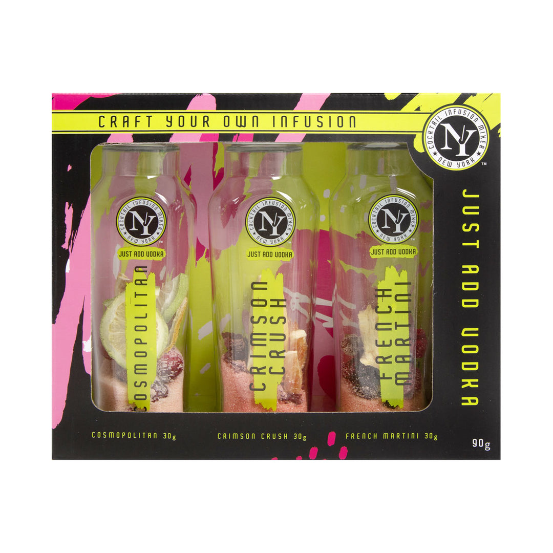NY Cocktail Infusions Sampler 3 Pack - Vodka Martini