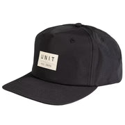 Unit Mens Headwear Snapback Cap - Courtz Black