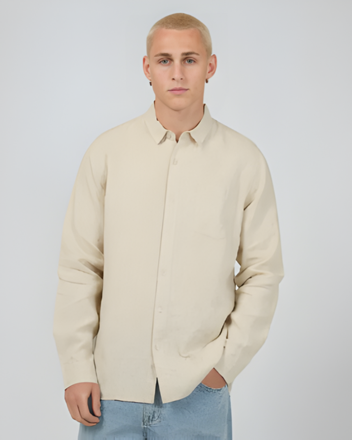 Silent Theory Linen Long Sleeve Shirt II