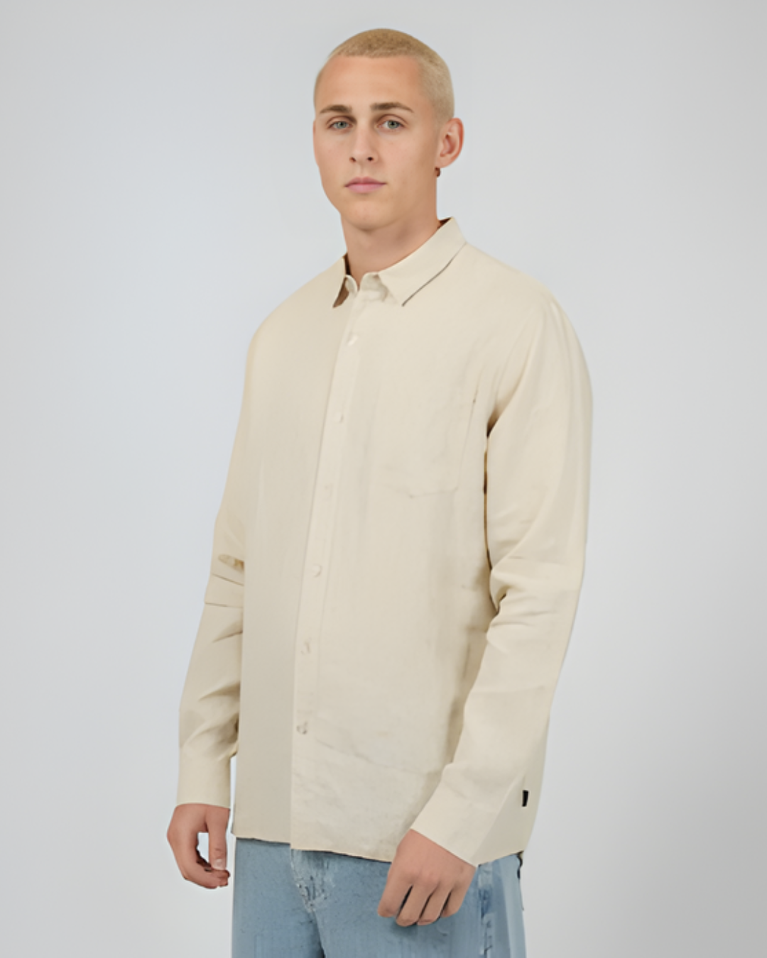 Silent Theory Linen Long Sleeve Shirt II