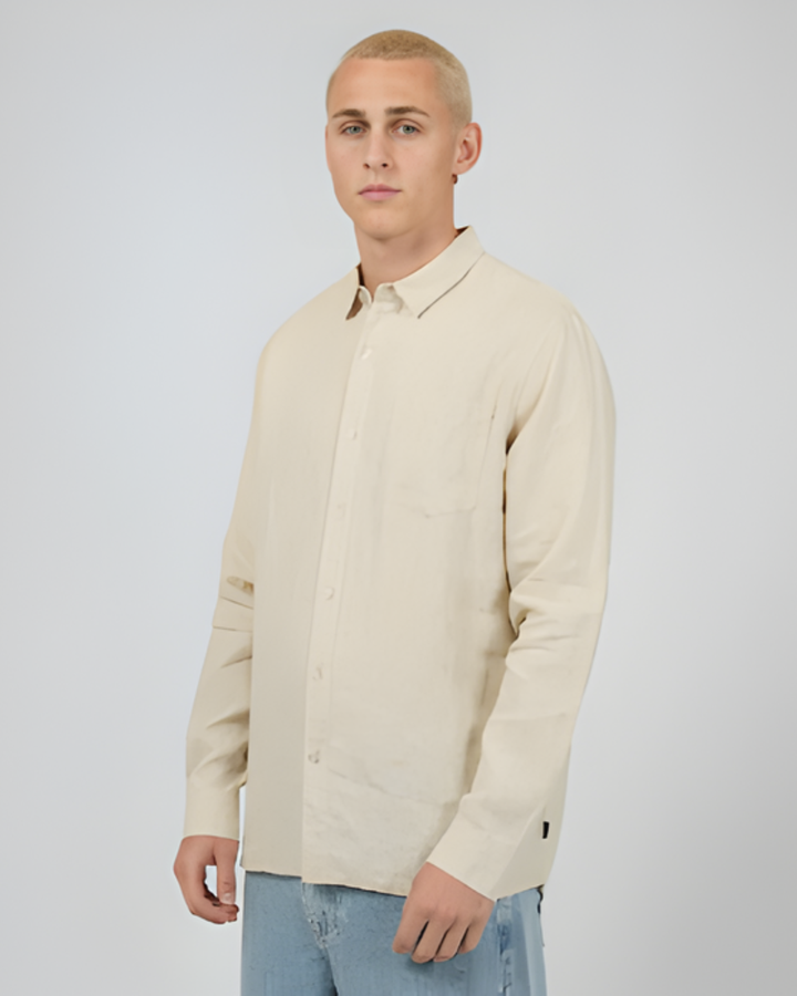 Silent Theory Linen Long Sleeve Shirt II