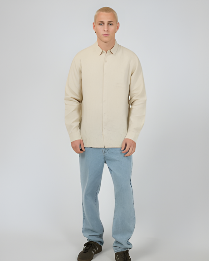 Silent Theory Linen Long Sleeve Shirt II