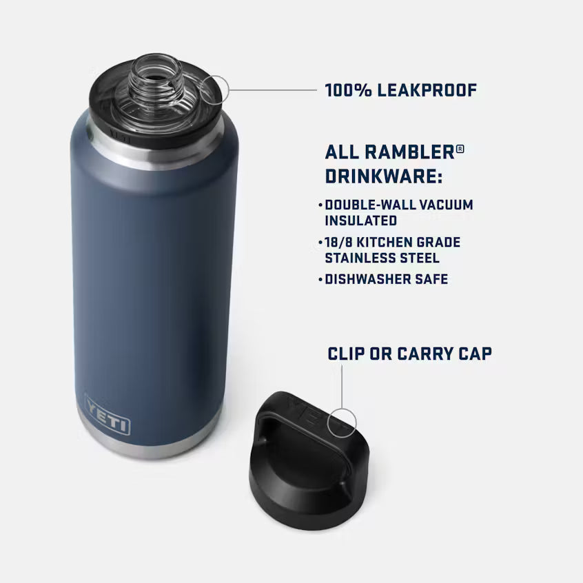 Yeti 46oz Rambler Bottle with Chug Cap - Navy