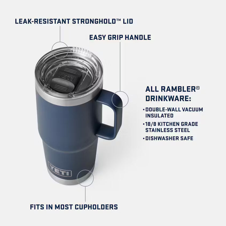 Yeti Rambler R20 Travel Mug Black