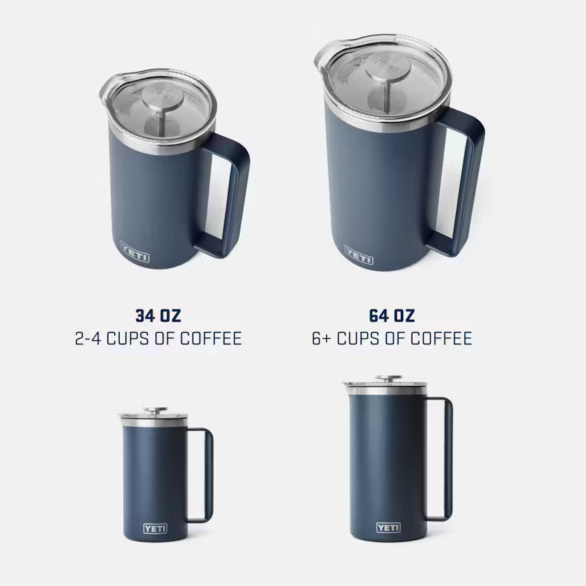 Yeti Rambler 34oz French Press Navy