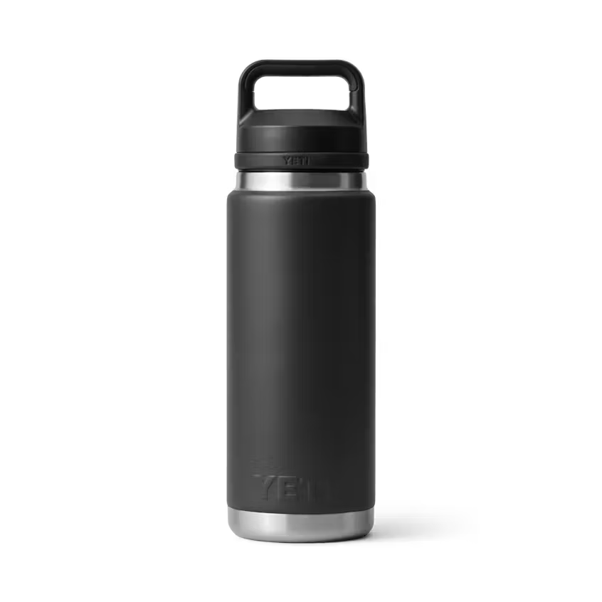 Yeti Rambler 26oz Bottle Black w/Chug Cap V2