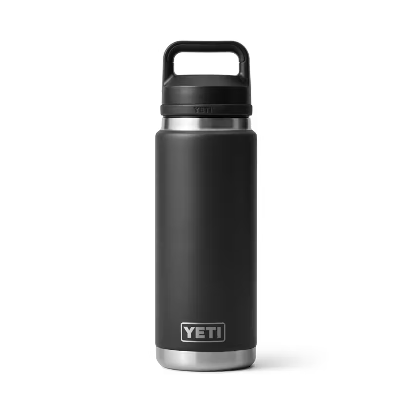 Yeti Rambler 26oz Bottle Black w/Chug Cap V2