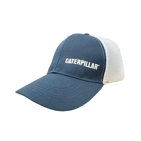 CAT Navy/White Trucker Hat