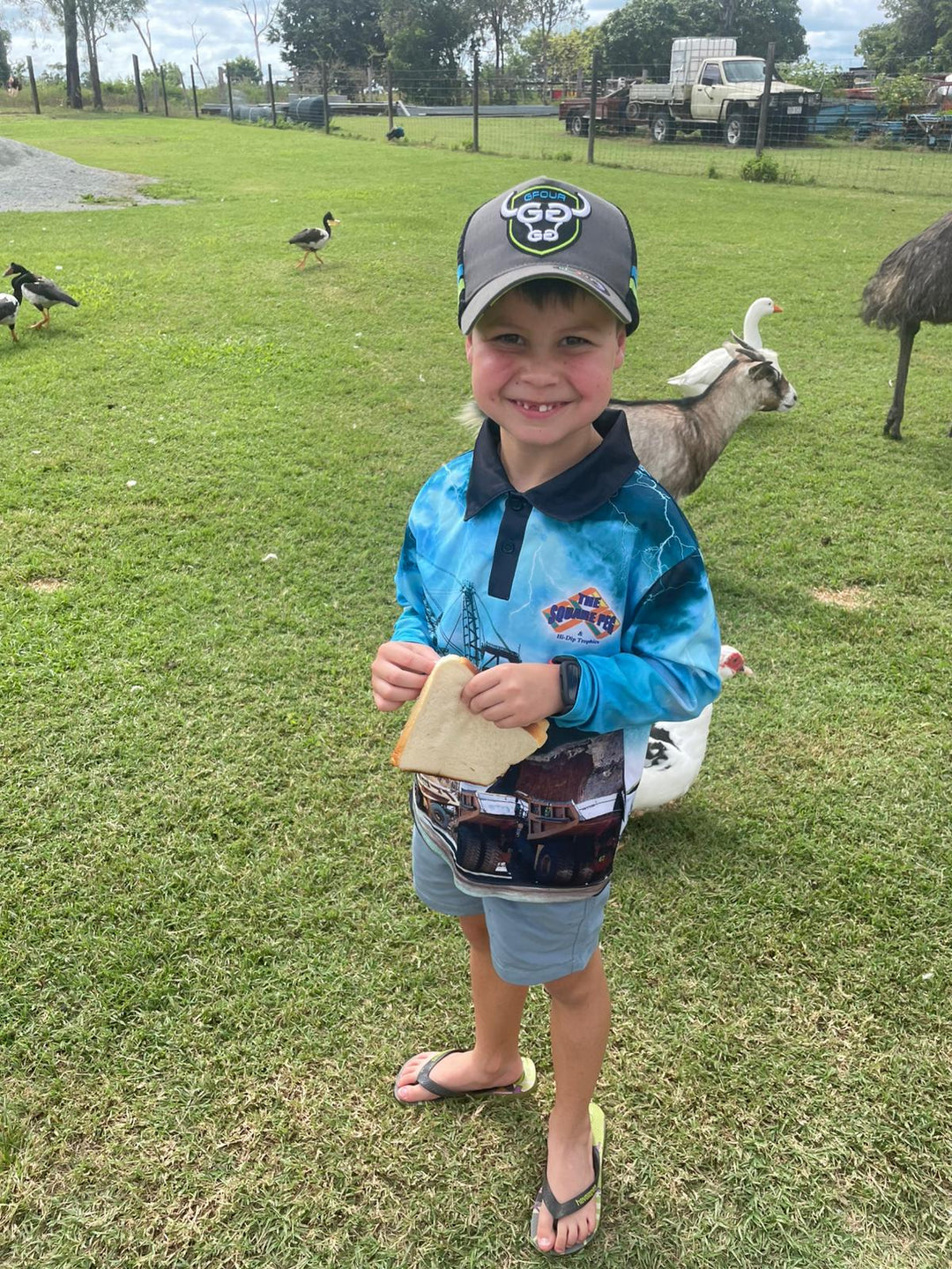 TSP Fishing Shirt Blue Long Sleeve - Central Queensland